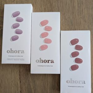 Women Makeup Press-On Nails - Pink & Mauve Shades